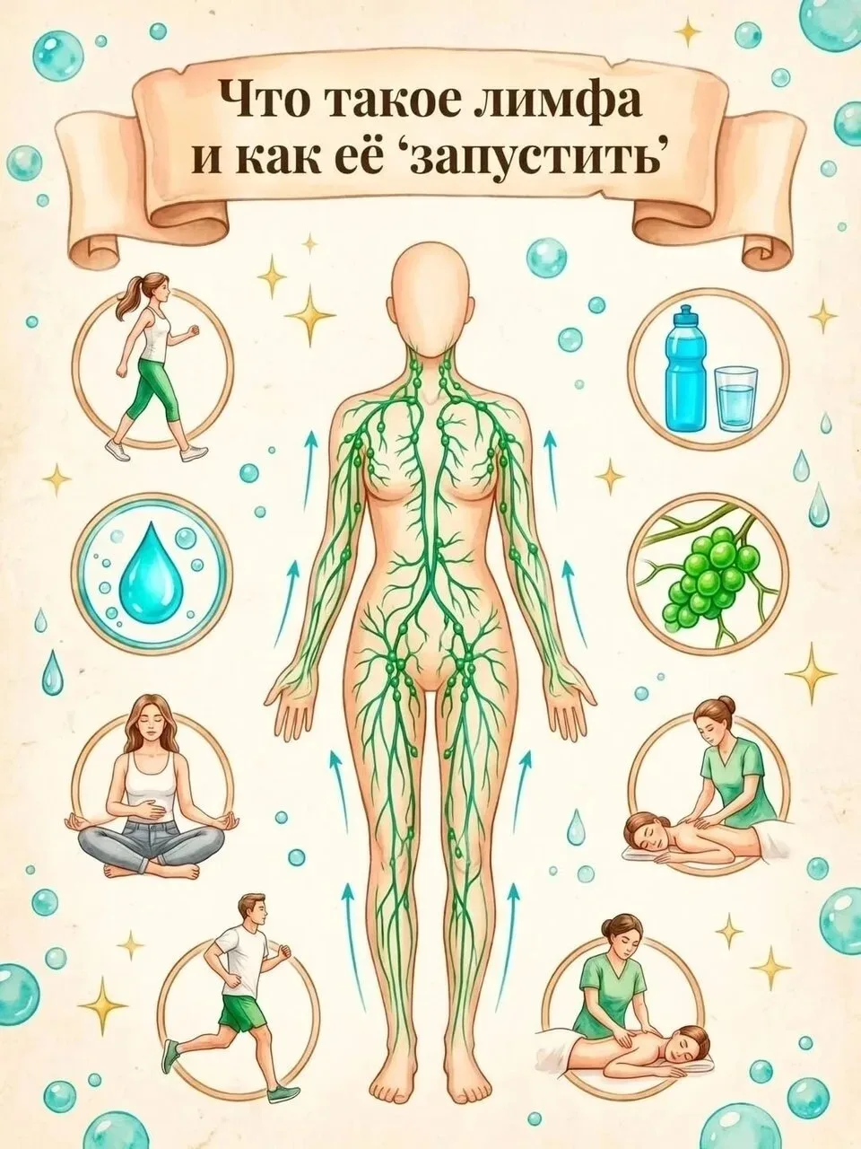 Что такое лимфа и как её «запустить»? 🌀
