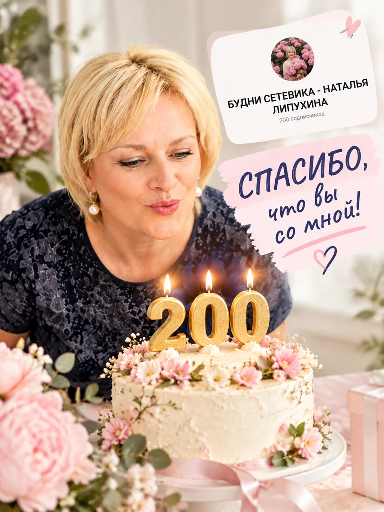 Ура! Вас 200 человек на моём канале! 🥳🥳🥳