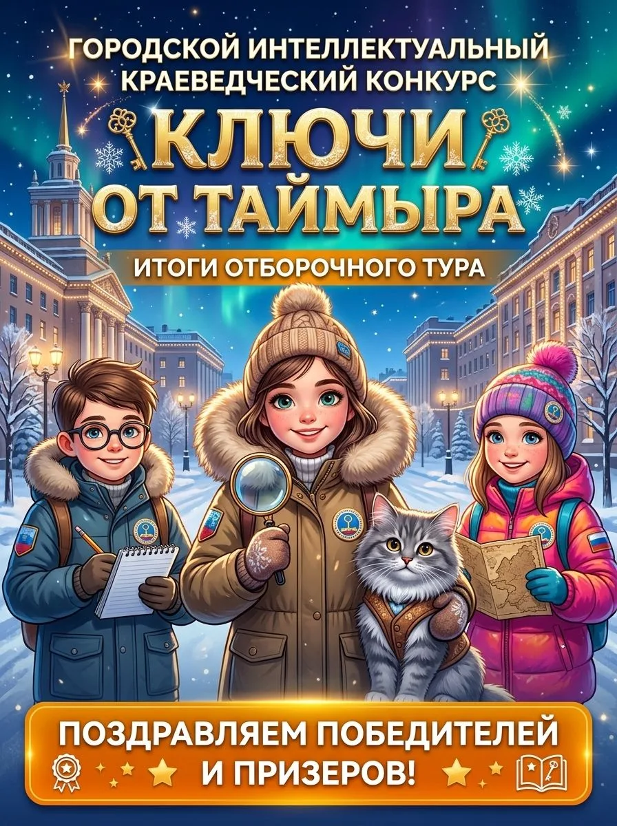 📢 Внимание, участники! Отборочный этап городского интеллектуального конкурса «Ключи от...