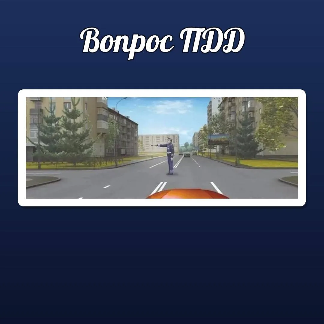 🚦 ВОПРОС ПДД