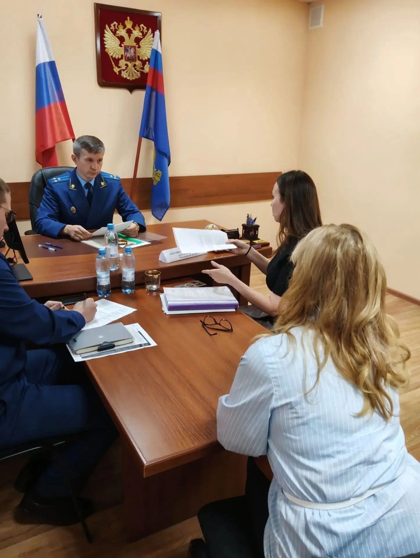 ♦Заместитель прокурора Владимирской области Евгений Ортиков  провел приём граждан город...