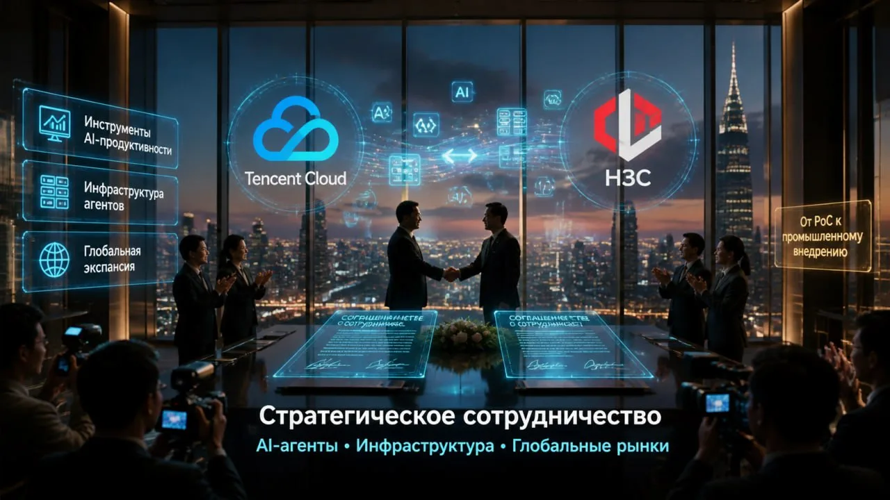 ✅ Tencent Cloud и H3C объединяются для масштабного внедрения Agent