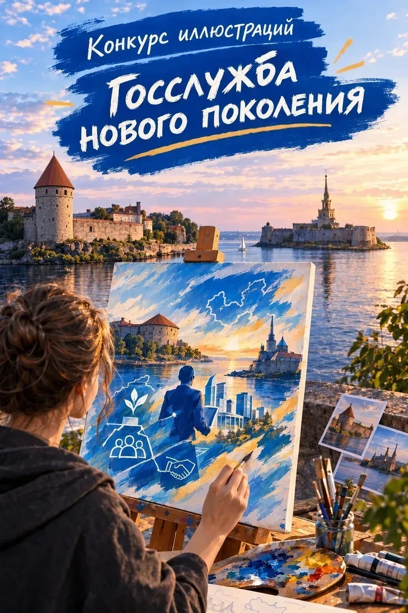 В Ленинградской области проходит конкурс иллюстраций «Госслужба нового поколения» для у...
