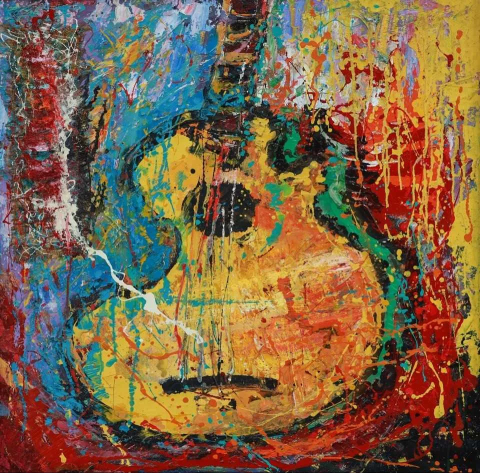 На этих картинах нарисован джаз 🎷🎺🎼