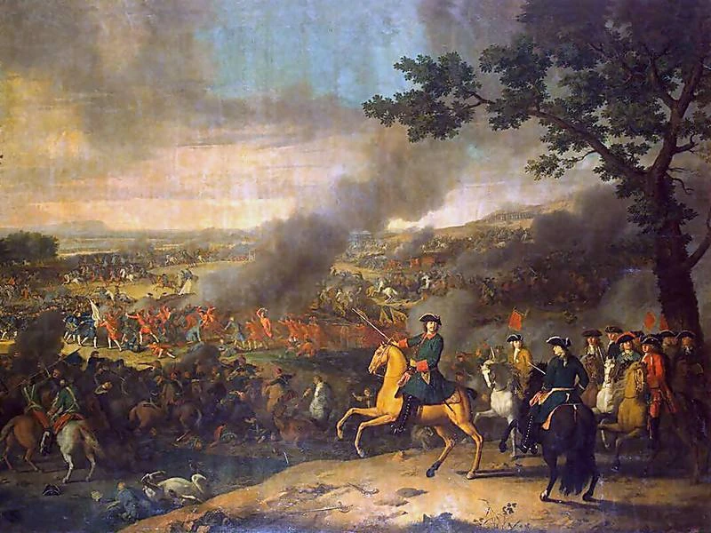 🗓 8 июля 1709 года русская армия разгромила шведские войска в Полтавской битве.