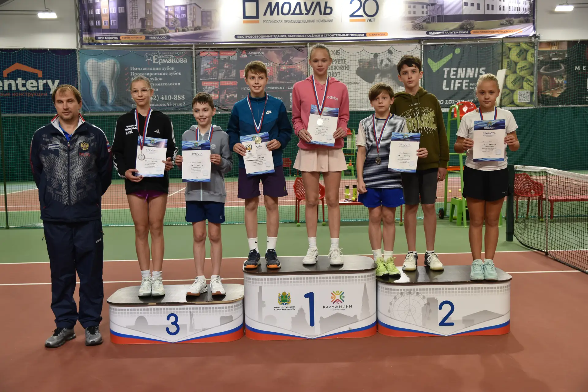 🎾 Итоги первенства Калужской области по теннису