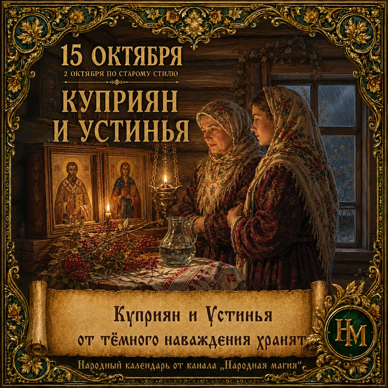 📅 Что можно и нельзя делать 15 октября (Куприян и Устинья): народные приметы