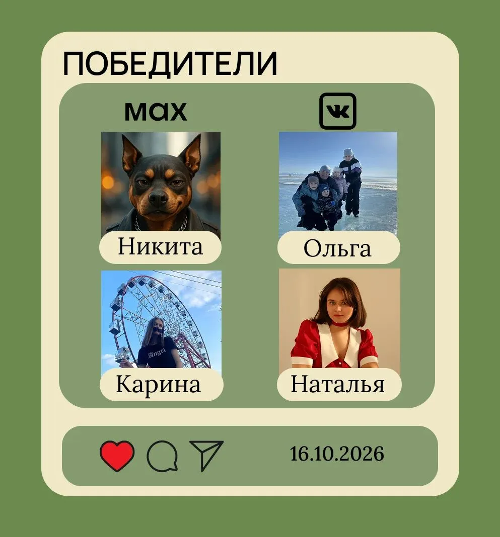 🎉 Итоги конкурса на количество комментариев!
