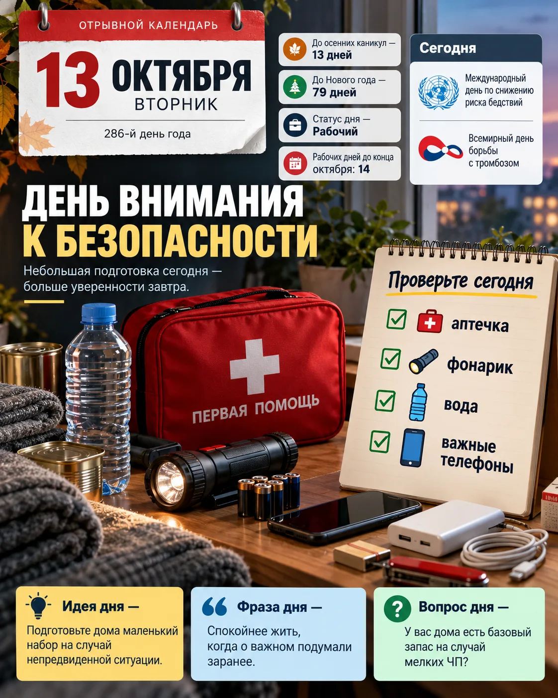 📅 СЕГОДНЯ — 13 ОКТЯБРЯ 2026 ГОДА