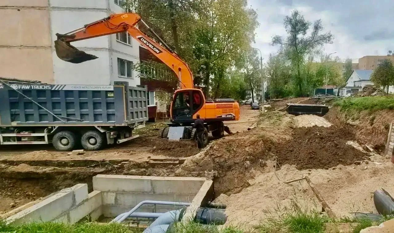 В Чехове продолжается масштабная реконструкция коммунального хозяйства