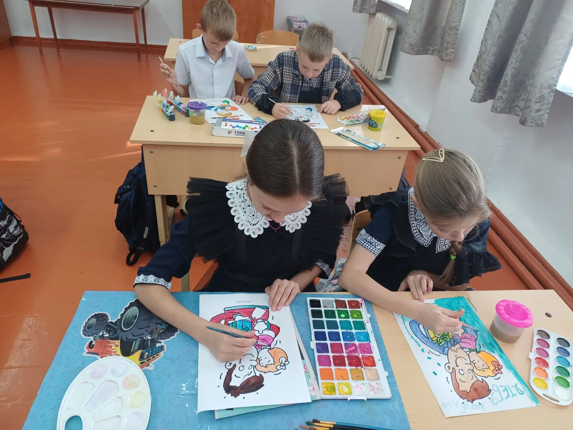 ️🌟⚡️Сегодня в 3 классе работала творческая мастерская.🎨Кипела работа по изготовлению ...