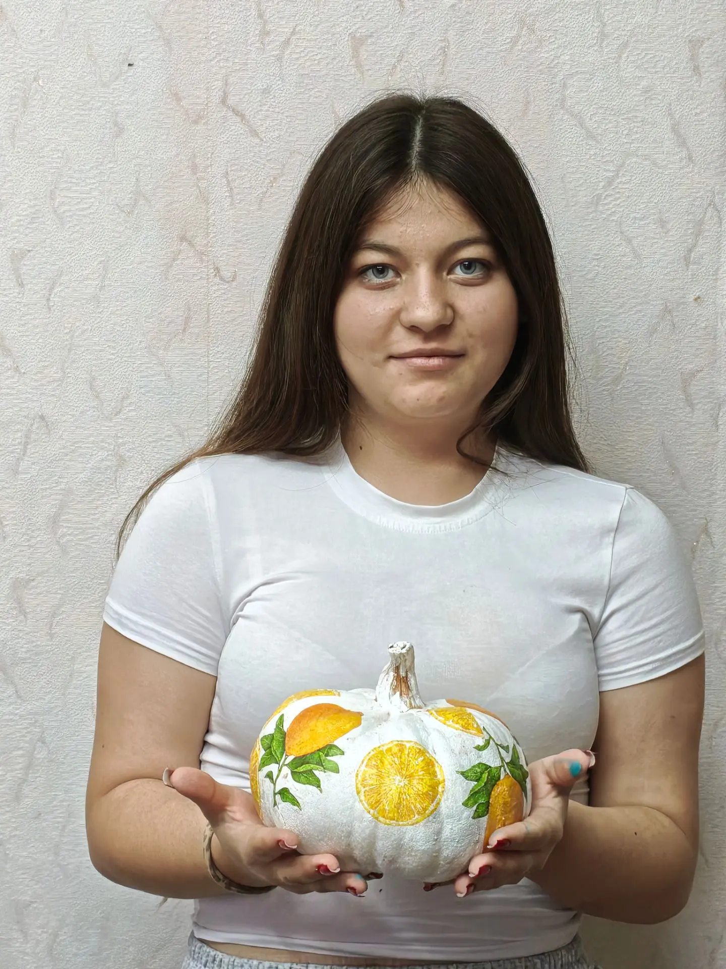 Декупаж на тыкве (настоящей тыкве!)