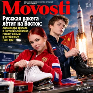 Русская ракета летит на Восток: Александра Трусова и Евгений Семененко готовят коньки к...