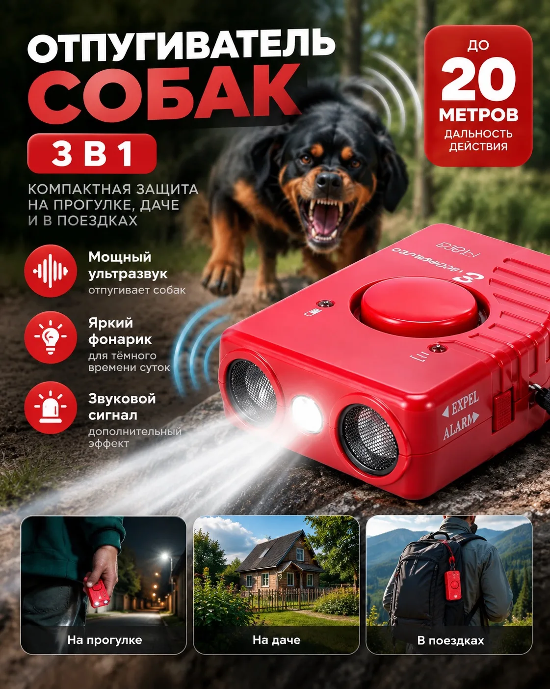 Когда на пути встречается агрессивная собака 🐕