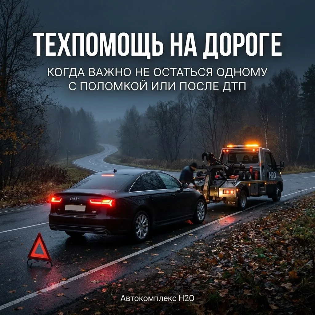 🚗 ТЕХПОМОЩЬ НА ДОРОГЕ — КОГДА ВАЖНО НЕ ОСТАТЬСЯ ОДНОМУ С ПОЛОМКОЙ ИЛИ ПОСЛЕ ДТП