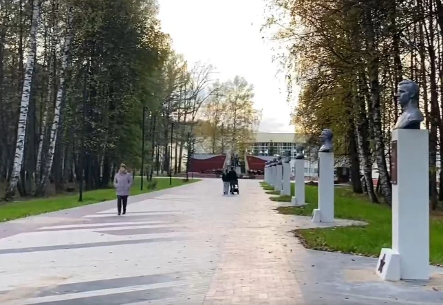 Нижегородская область: в Богородске закончили благоустройство аллеи Героев