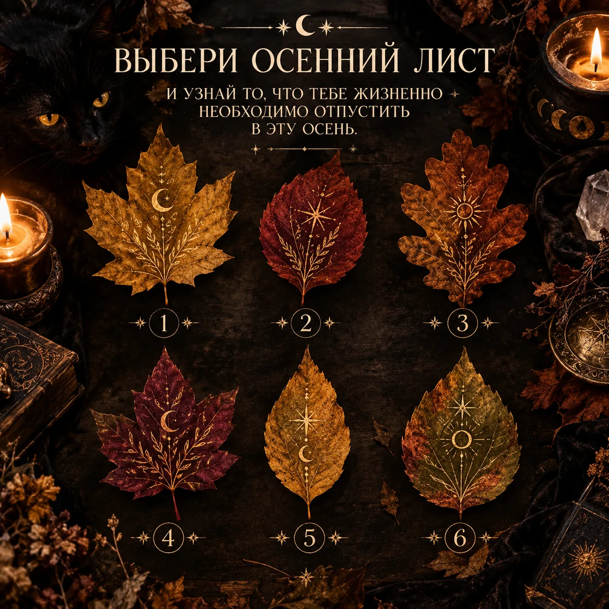 🍂🔮 ВЫБЕРИ ОСЕННИЙ ЛИСТ И УЗНАЙ, ЧТО ТЕБЕ ЖИЗНЕННО НЕОБХОДИМО ОТПУСТИТЬ ЭТОЙ ОСЕНЬЮ