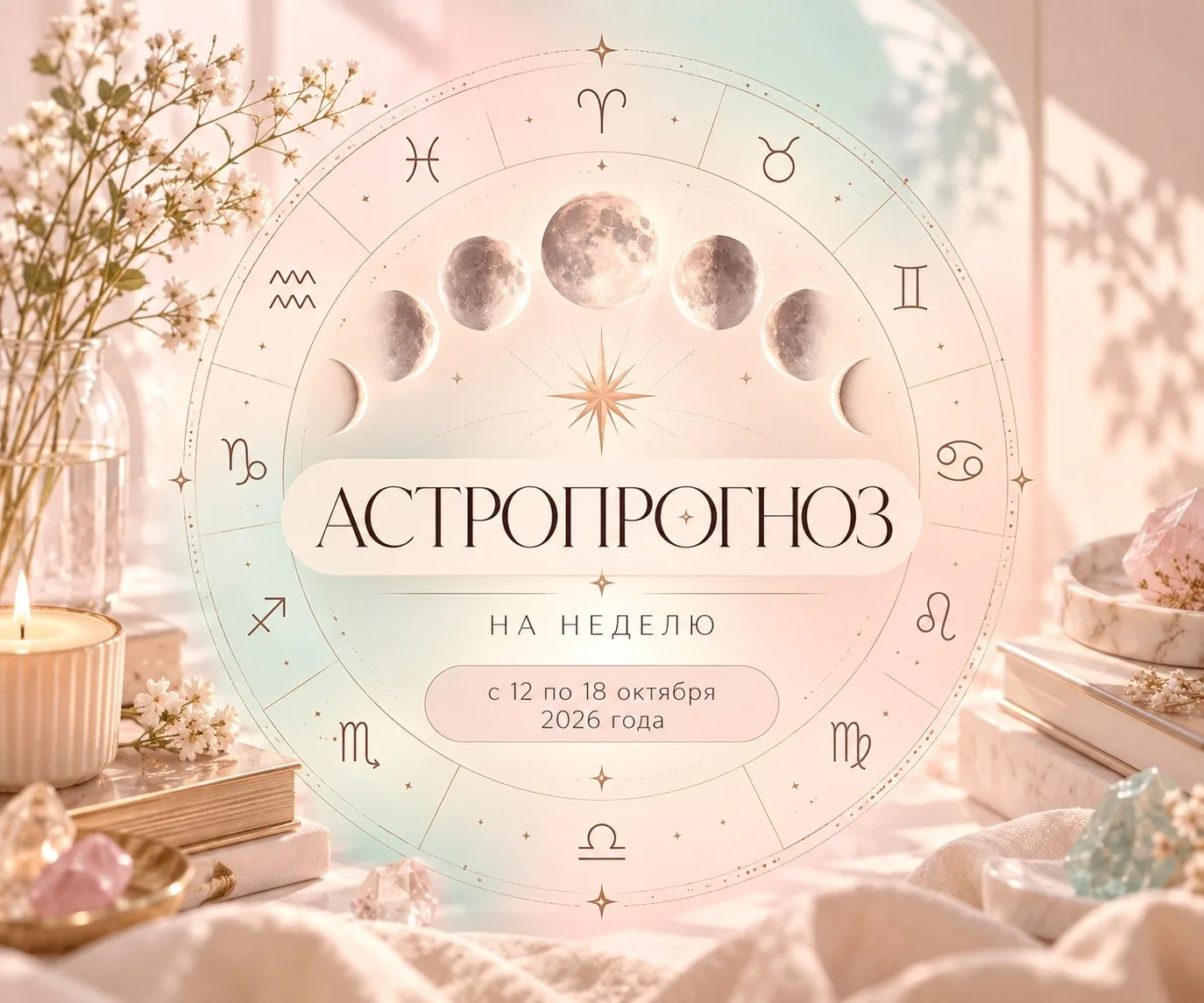 🪐 Астропрогноз на неделю | 12–18 октября 2026
