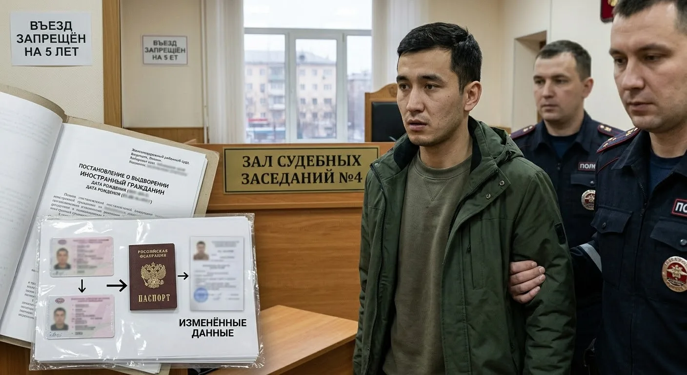 🚔 Иностранец вернулся в Россию под изменёнными именем и фамилией после выдворения