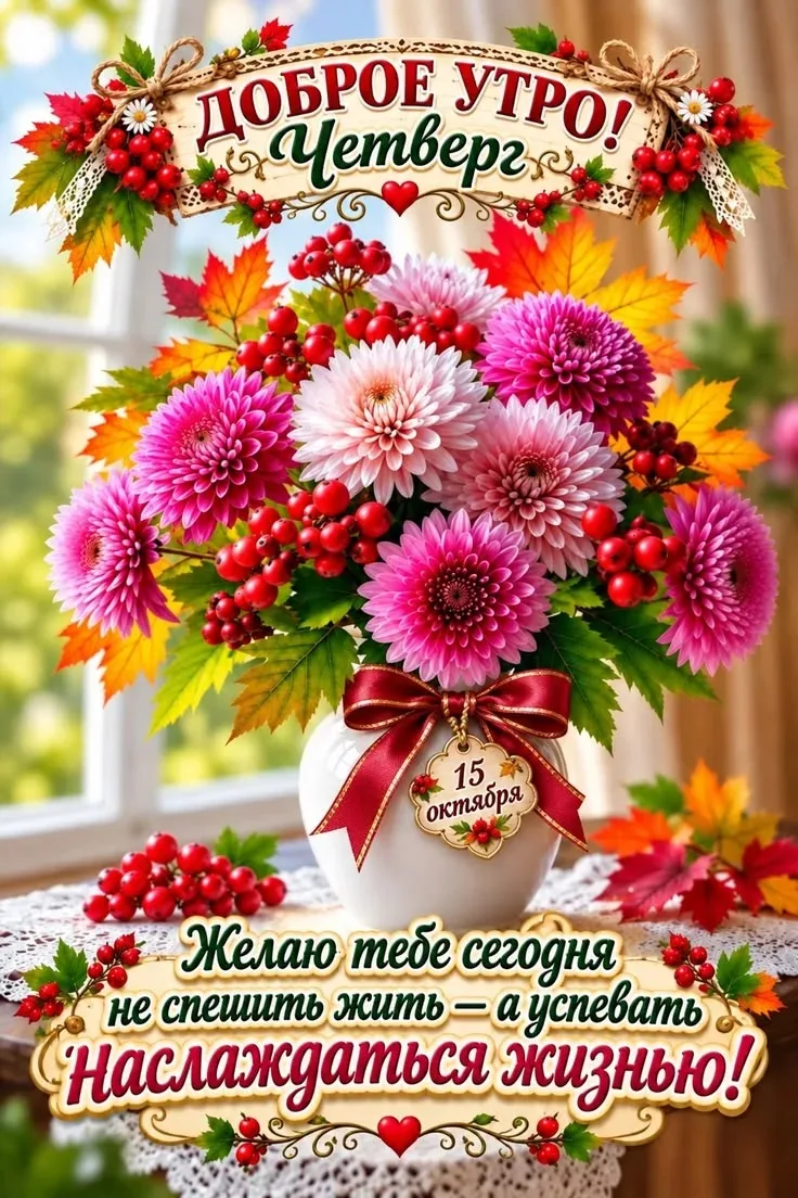 С добрым утром четверга!🍂🍁