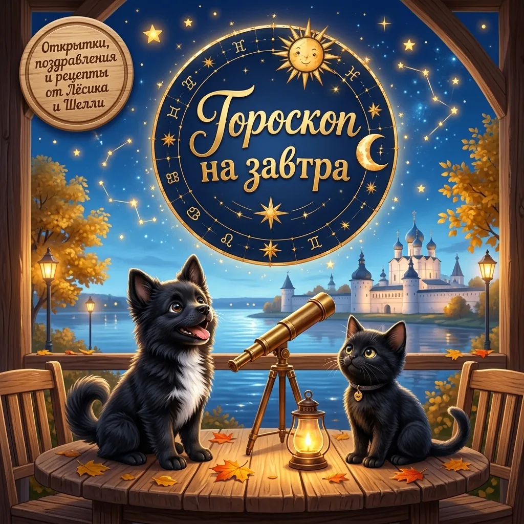 ЗВЁЗДНЫЙ ВЕСТНИК: ГОРОСКОП НА ЗАВТРА, 16 ОКТЯБРЯ ✨🐾— Шелли, гляди, как звёзды мерцают ...