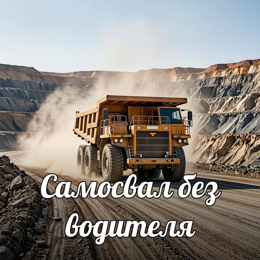 ⚠️Беспилотные самосвалы: как техника учится ездить без водителя.
