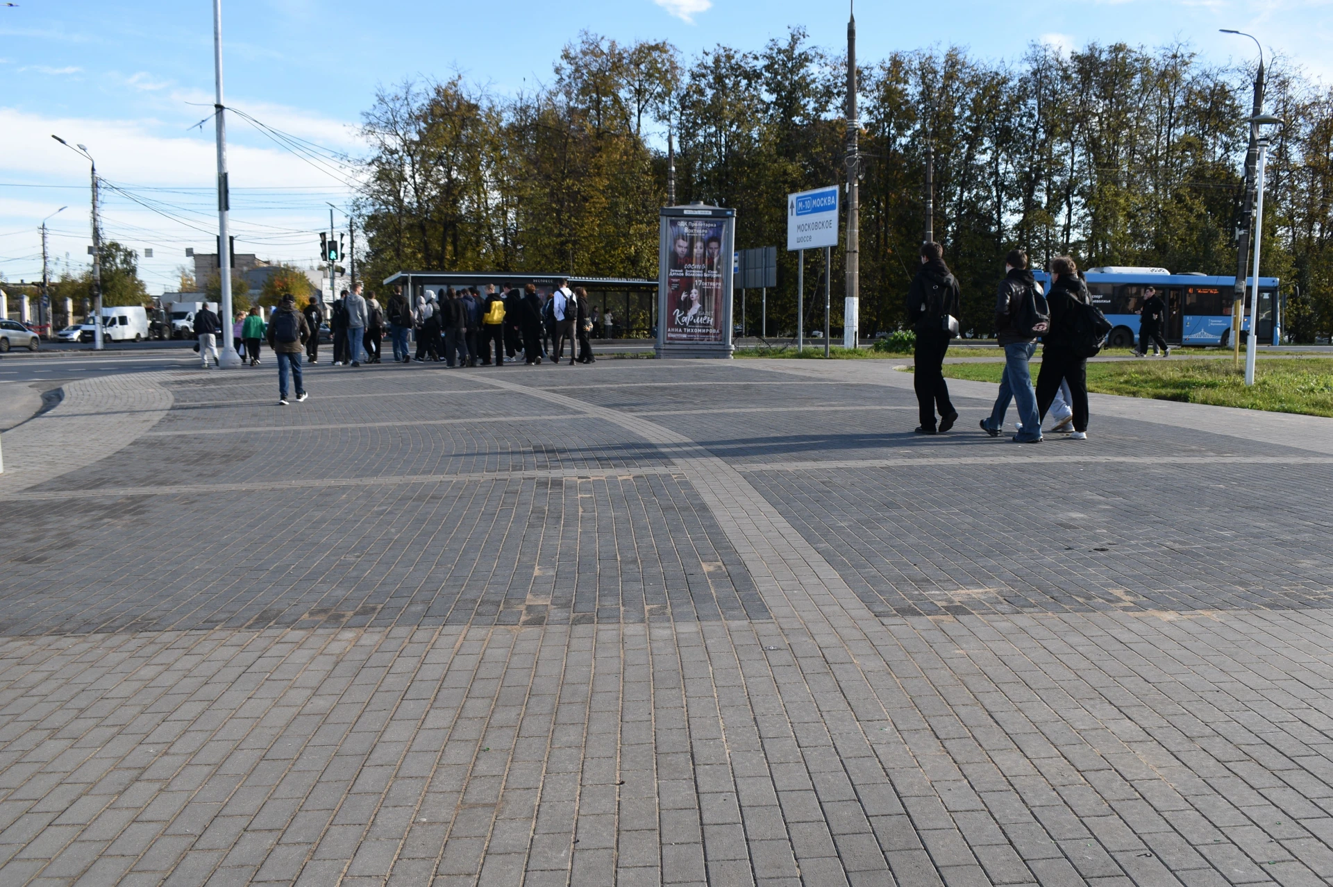 В Твери завершено благоустройство площади Гагарина.