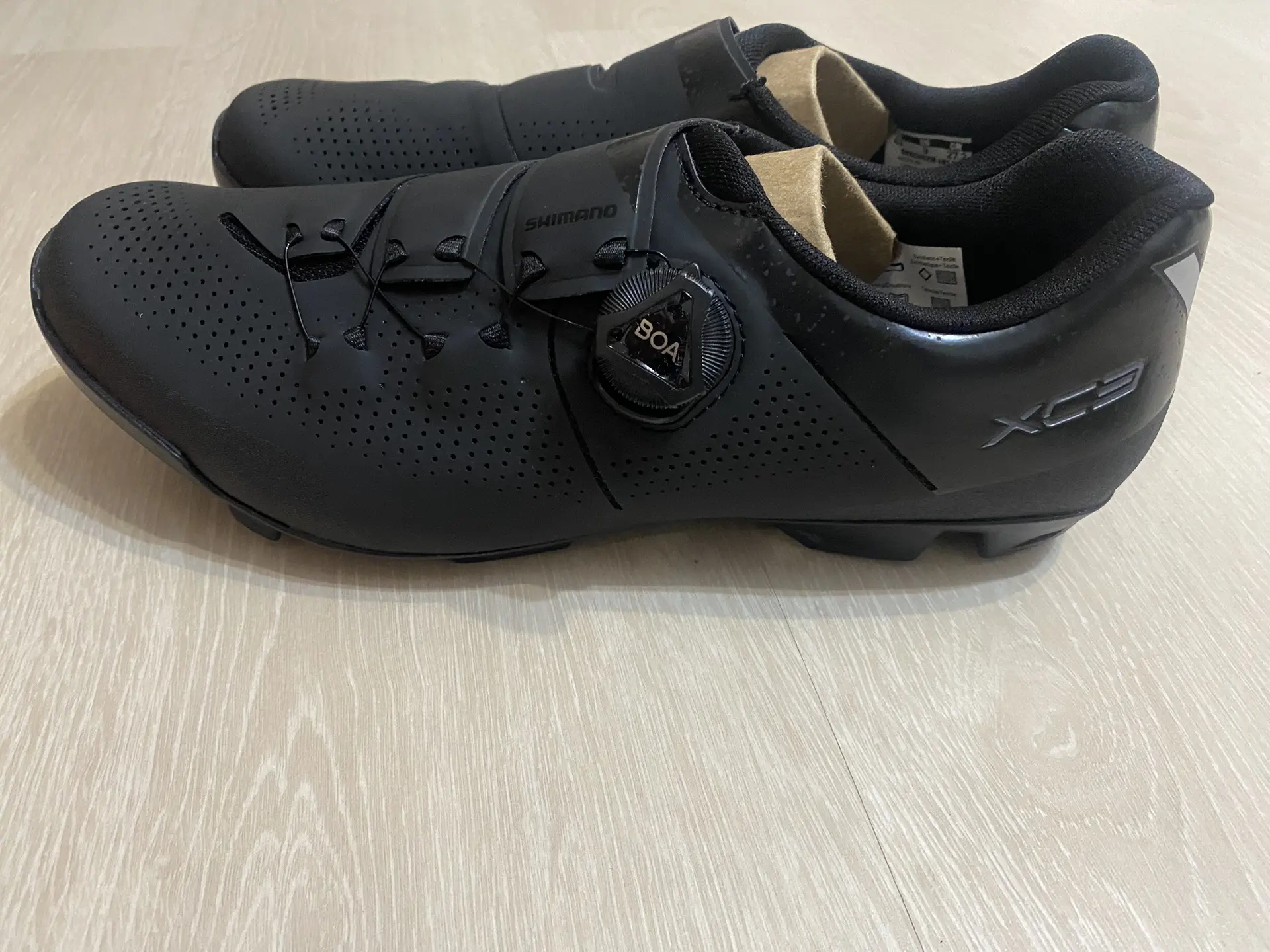 Велотуфли Shimano XC3 SH-XC302 Wide, чёрные, размер 43
