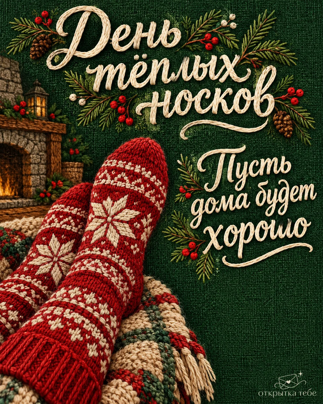 С Днём любви к тёплым носкам! 🧦