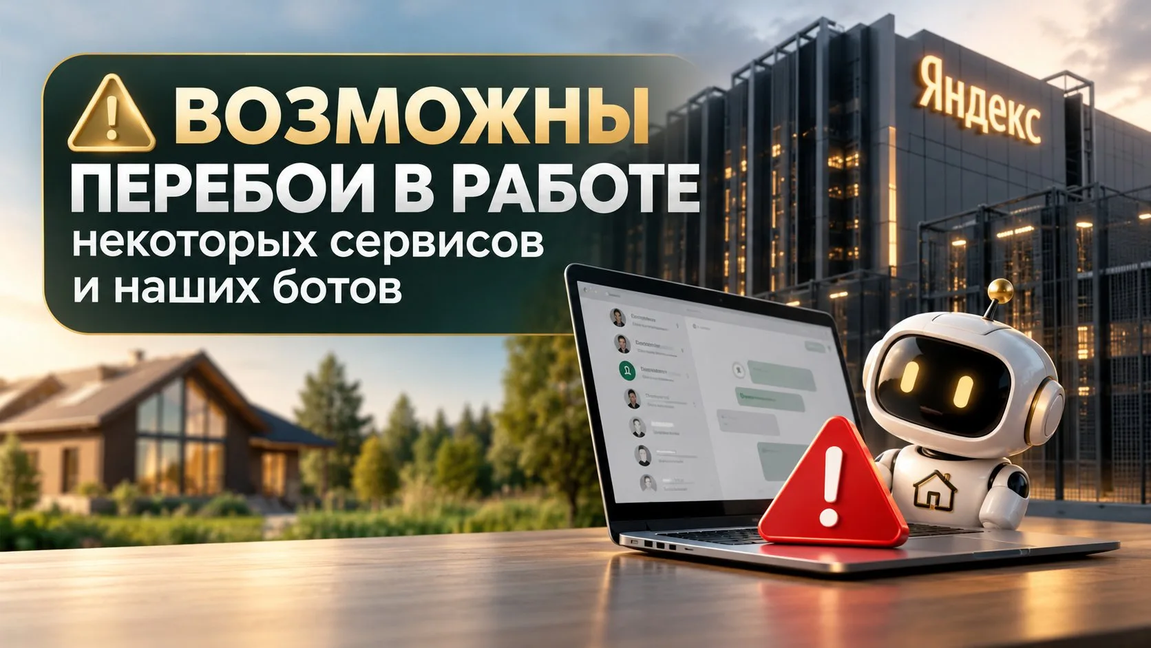 ⚠️  Возможны перебои в работе некоторых сервисов