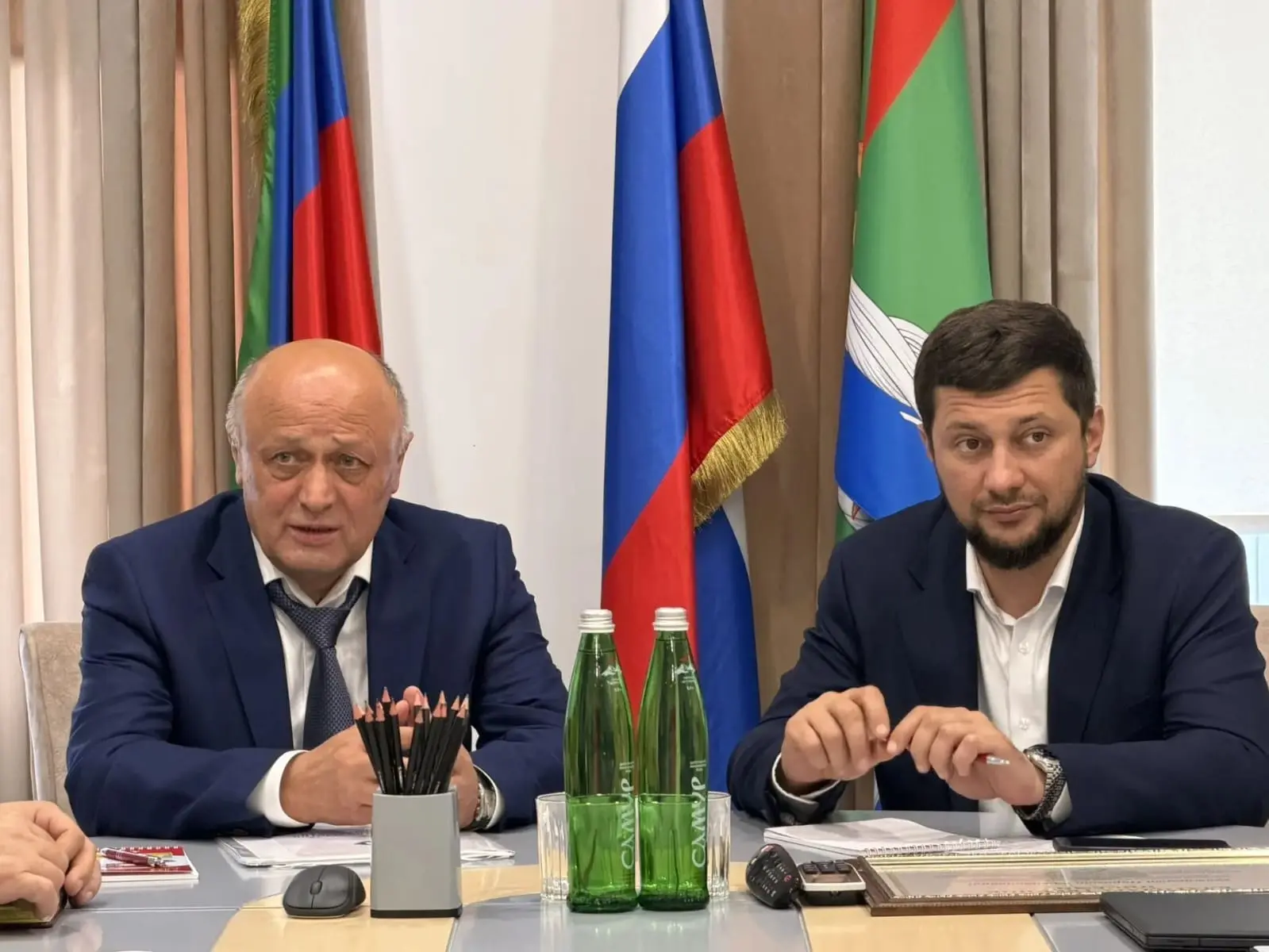 Встреча в администрации Магарамкентского района с директором Дагестанского фонда «Мы вм...