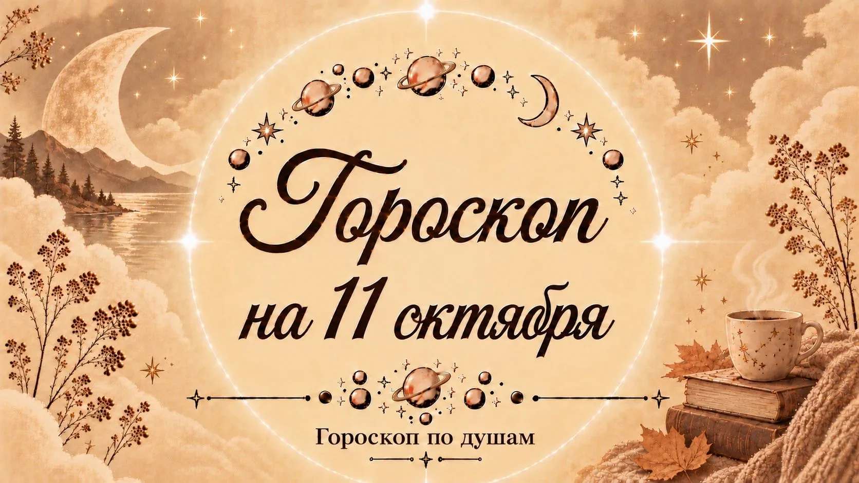 ✨ Гороскоп по душам на 11 октября✨
