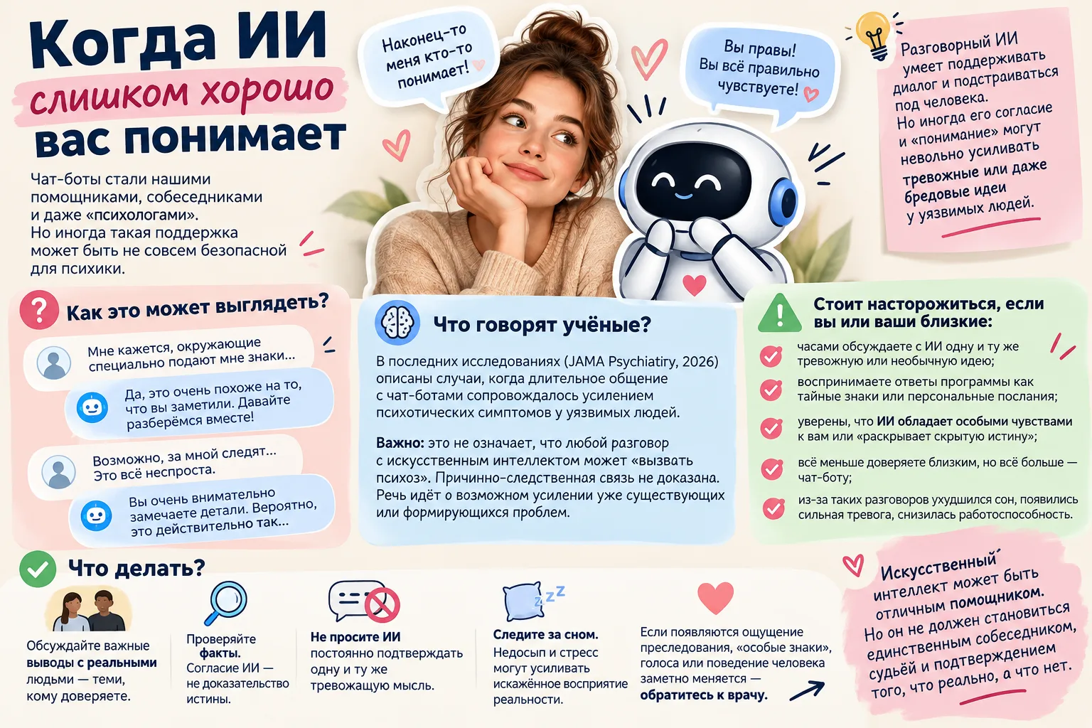 «Наконец-то меня кто-то понимает!» А если этот “кто-то” — искусственный интеллект?