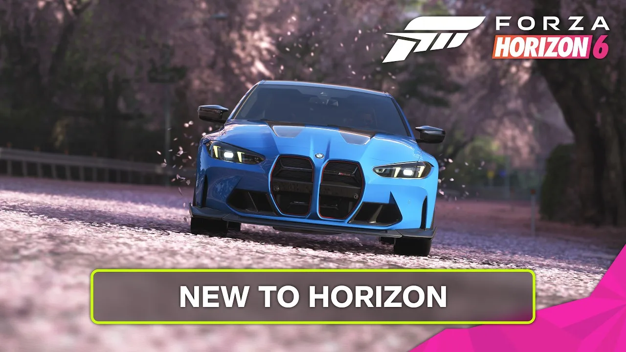↗️ Заряженное купе BMW M4 CS получило персональный трейлер в Forza Horizon 6