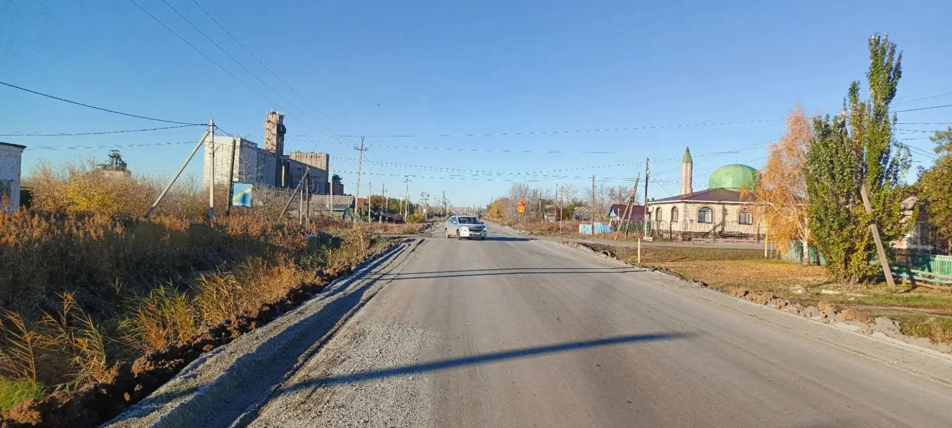 Ремонт дороги на улице Северная в Русской Поляне на завершающем этапе!