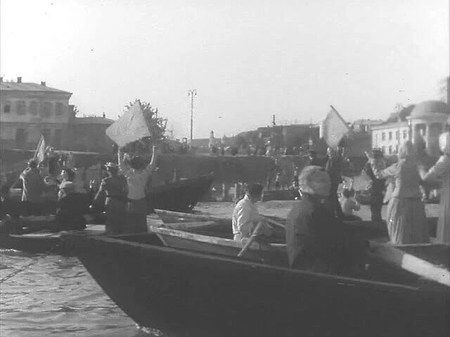 Вид с Волги на Большую Затонскую. 1967г.