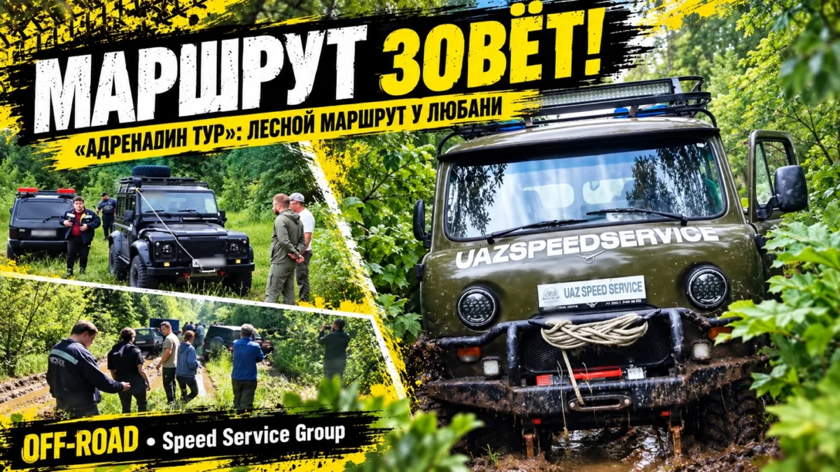 OFF-ROAD 🤘 Внедорожный выезд - «Адреналин Тур»: лесной маршрут у Любани.