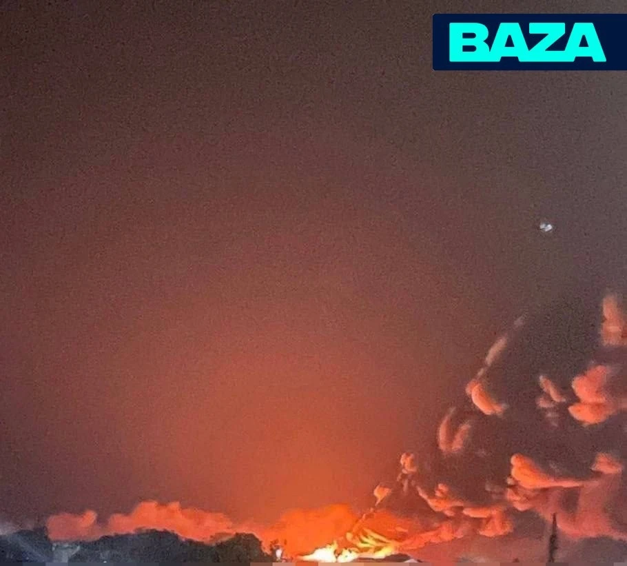Крупный пожар вспыхнул на Украине в Кропивницком после массированной атаки ВС РФ — под ...