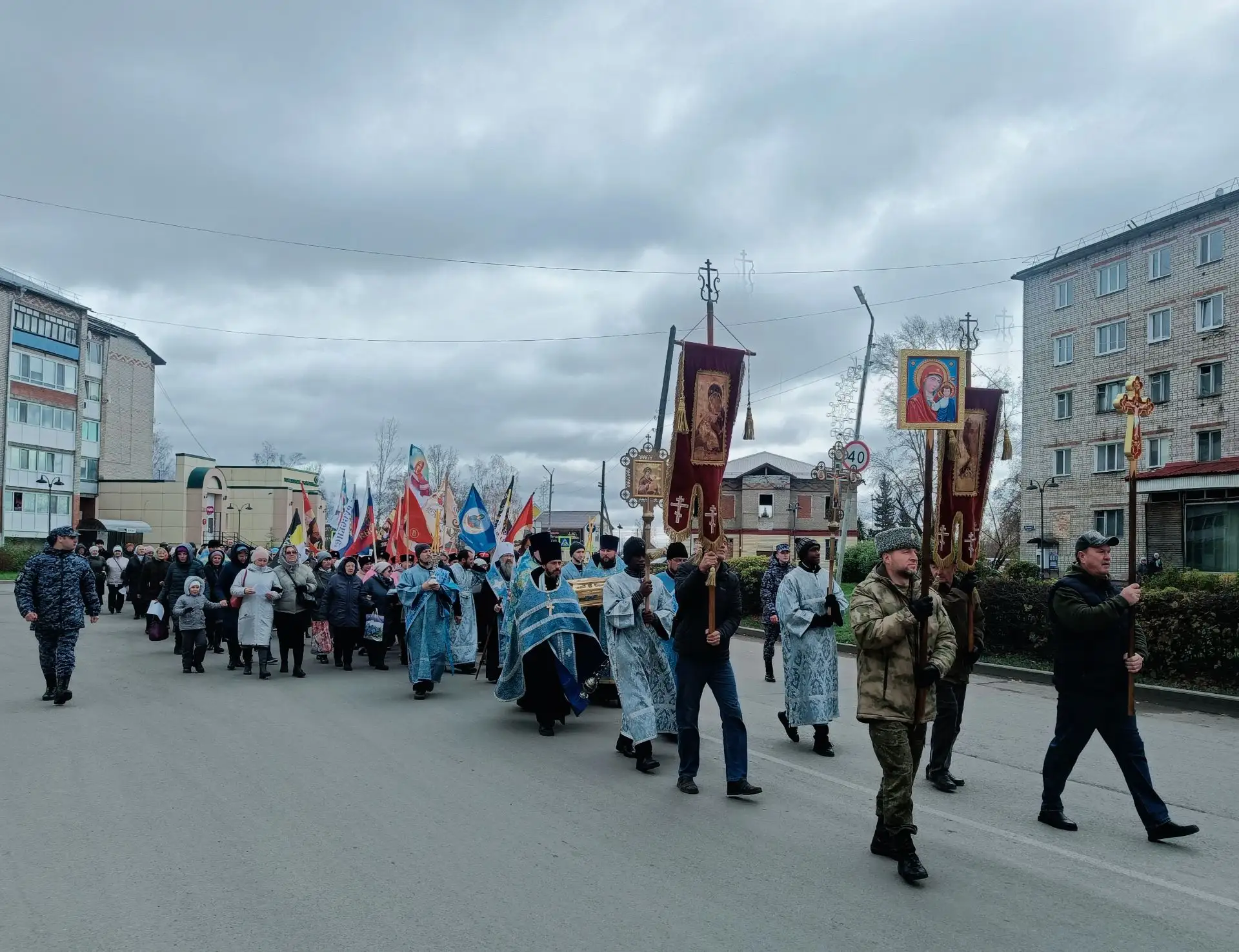 Крестный ход. Праздник Покрова Пресвятой Богородицы,  г. Асино, 2026.