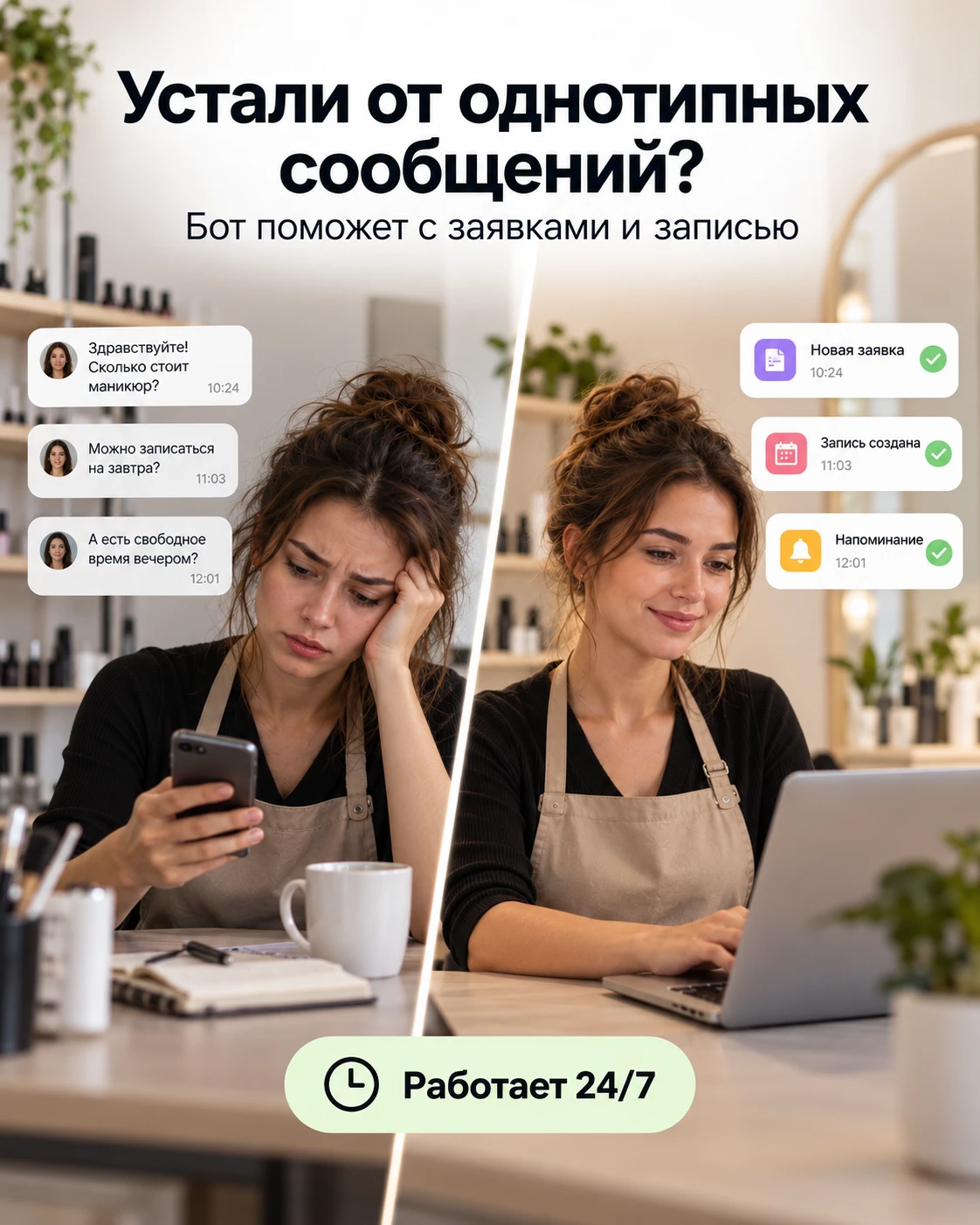 Устали каждый день отвечать на одни и те же вопросы, собирать информацию, записывать кл...