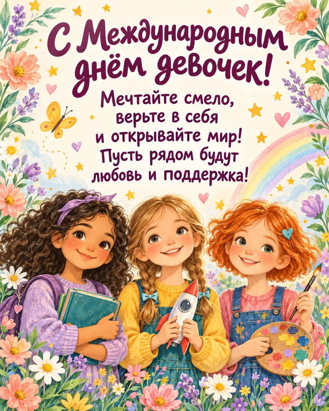 🌸 Пусть каждая девочка знает: её голос важен, мечты достойны поддержки, а возможности ...