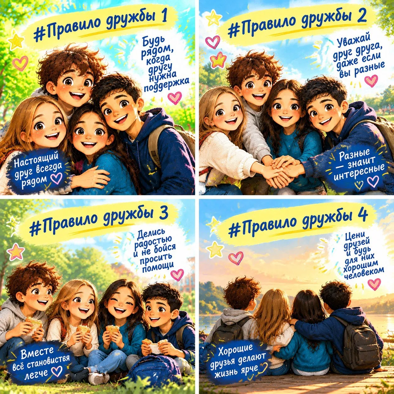 Наша школа продолжает марафон «Вместе без обид»! 🤝✨