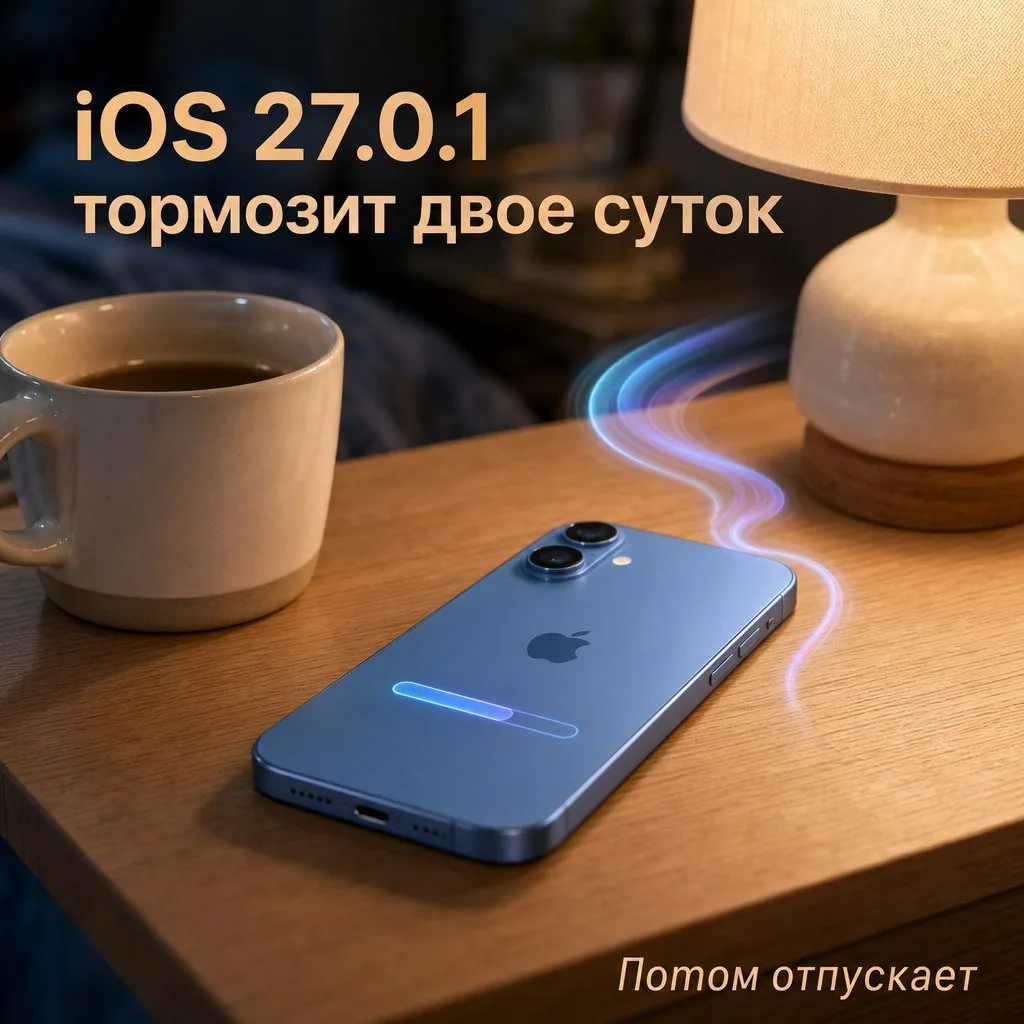 Поставил iOS 27.0.1 на iPhone 17 и первые двое суток телефон был как варёный, потому чт...