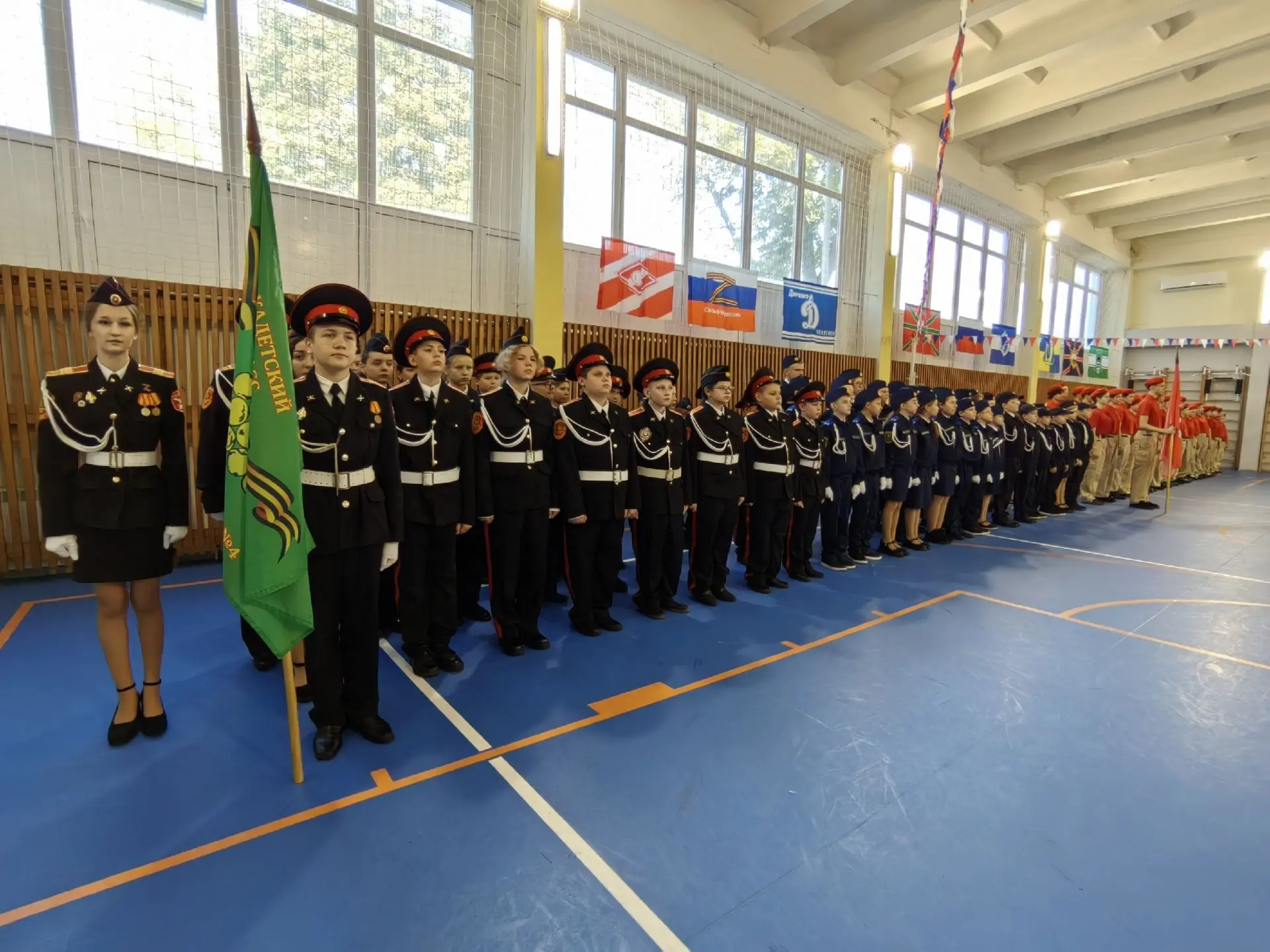 📌В нашей школе прошел фестиваль военно-патриотических клубов «Юная смена»