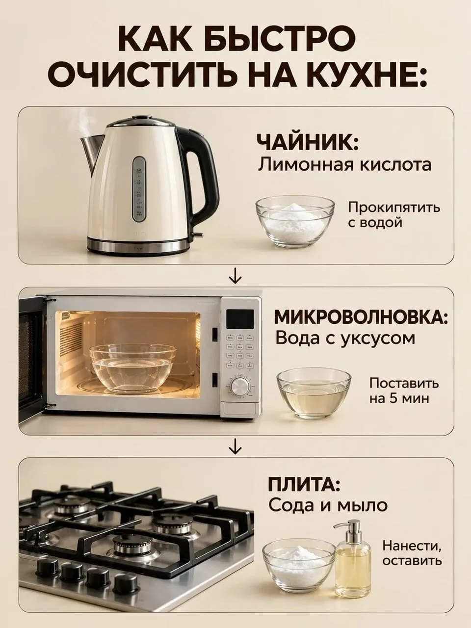 3 кухонных лайфхака, о которых молчат 🫣