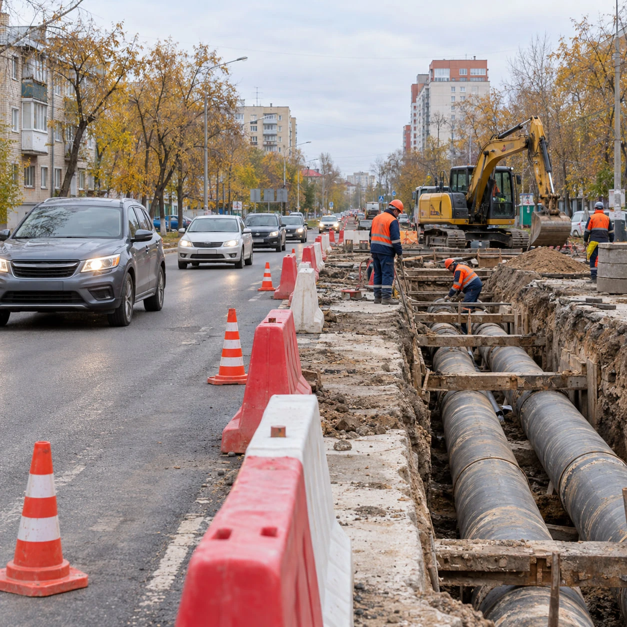 В Благовещенске временно перекроют участки Театральной и Кольцевой