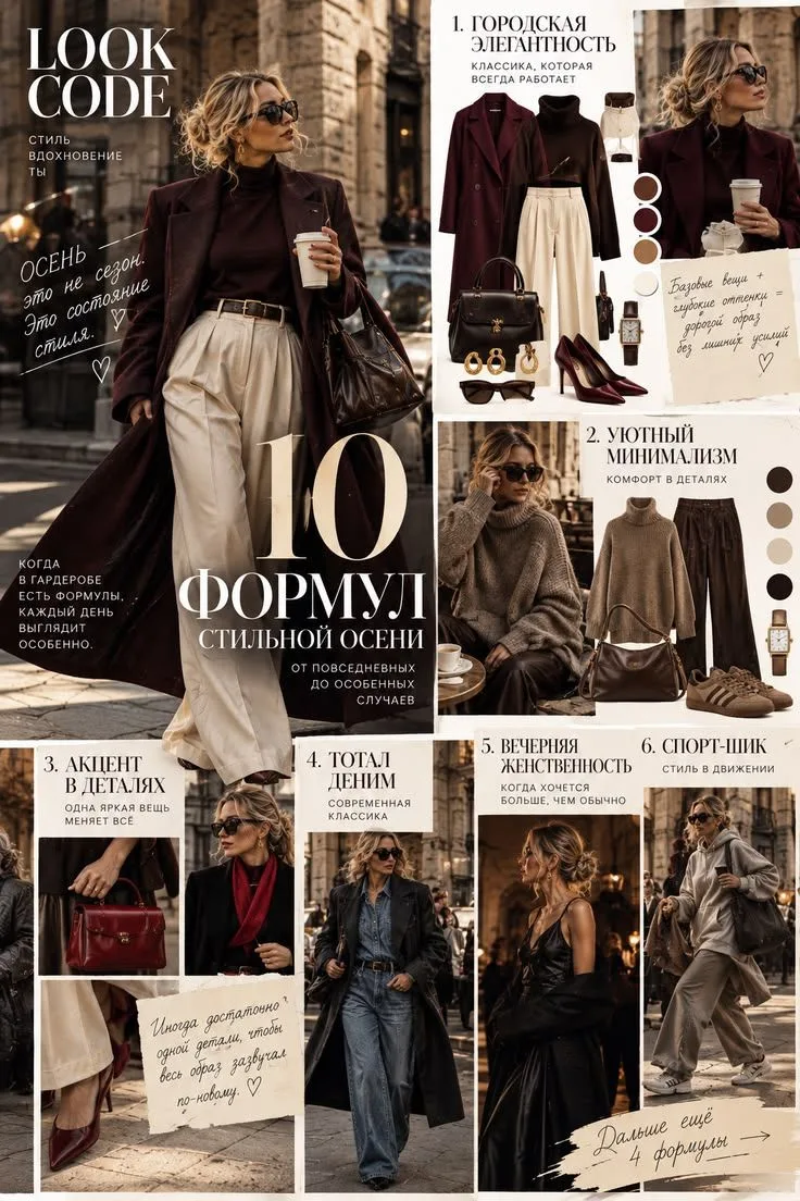 10 ФОРМУЛ стильной осени 🍂