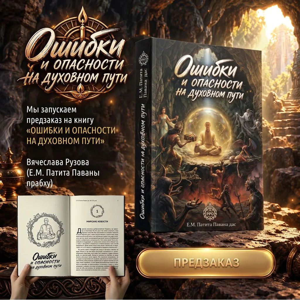 🔔 Новая книга Е. М. Патита Паваны прабху уже в печати — открываем ПРЕДЗАКАЗ и скидку д...