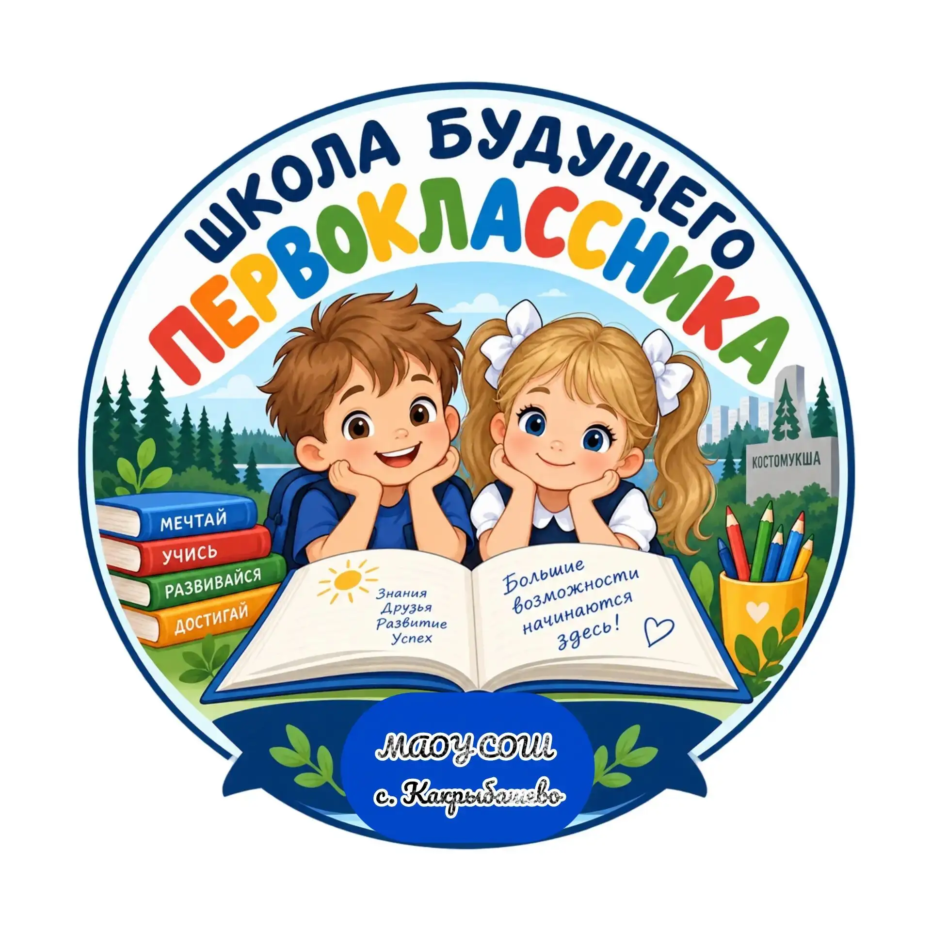 МАОУ СОШ с.Какрыбашево открывает набор будущих первоклассников для подготовки к школе 2...