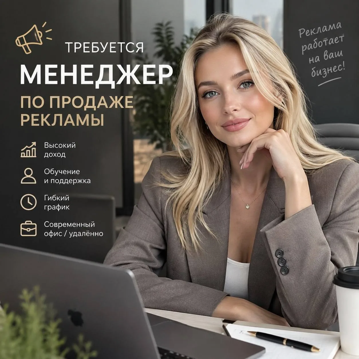 Требуется менеджер по продаже рекламы